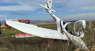Yenişehir Havalimanı'nda uçak kazası