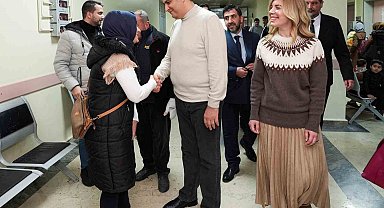 Yılmaz'dan hastane ziyareti