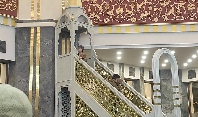 Yozgat'ta kandil programındaki çocuklar, cemaati gülümsetti
