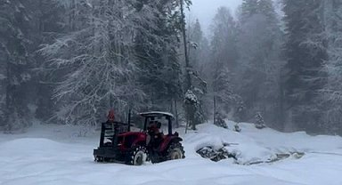 Yüksek kesimlerde kar kalınlığı 50 santimetreyi buldu