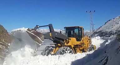 Yüksekova'da karla mücadele çalışmaları tamamlandı