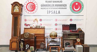 Yunanistan'dan Türkiye'ye sokulmak istenen antika parçalara el konuldu