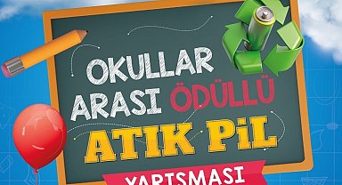 Yunusemre'den okullararası pil yarışması