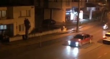 Zonguldak'ta otomobil sürücüsü drift atmak isterken kaza yaptı