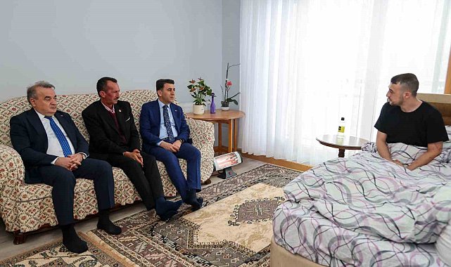 2024 yılında gazi olan Aydın'a anlamlı ziyaret