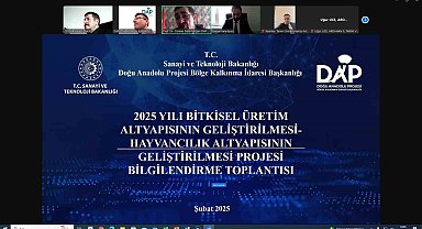2025 yılı DAP destekli projeler için çevrimiçi bilgilendirme toplantısı yapıldı