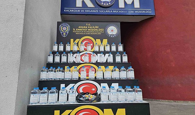 383 litre sahte içki ele geçirildi