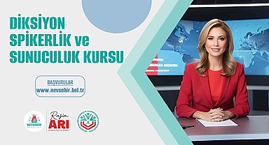 'Diksiyon, Spikerlik ve Sunuculuk' kurs kayıtları başladı