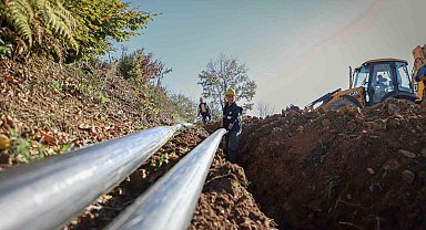 6 bin 500 metrelik yeni içme suyu hattında sona gelindi