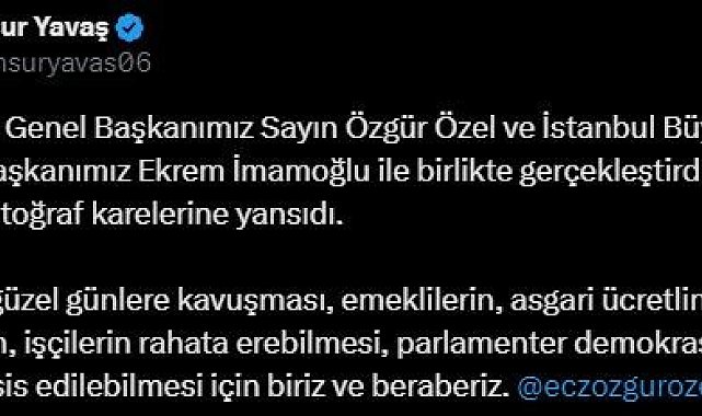 ABB Başkanı Yavaş'tan birlik ve beraberlik mesajı