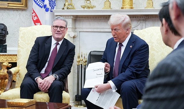ABD Başkanı Trump ile İngiltere Başbakanı Starmer Beyaz Saray'da görüştü
