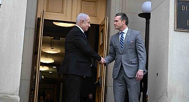 ABD Savunma Bakanı Hegseth, İsrail Başbakanı Netanyahu'yu Pentagon'da ağırladı