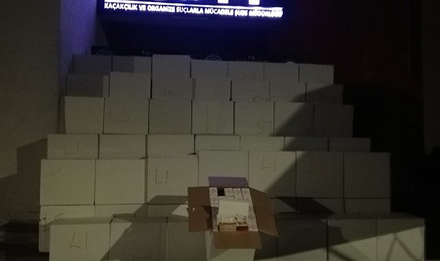 Adana'da 2 milyon kaçak makaron ele geçirildi, 1 şüpheli tutuklandı