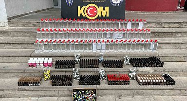 Adana'da 300 litre kaçak etil alkol ele geçirildi