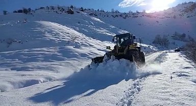 Adıyaman'da kar yağışı etkili oluyor
