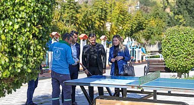 Alanya Belediyesi Kemal Beyaz parkını yeniledi