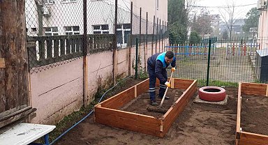 Anaokuluna hobi bahçesi