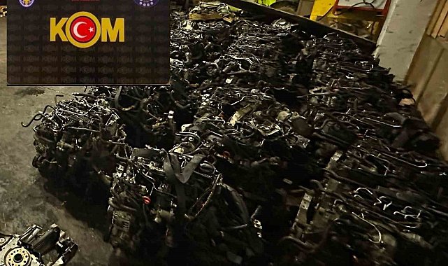 Ankara merkezli operasyonda 80 milyon liralık kaçak oto yedek parçası ele geçirildi