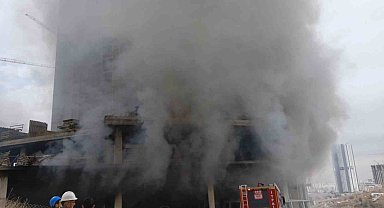 Ankara'da inşaat alanında çıkan yangın kontrol altına alındı