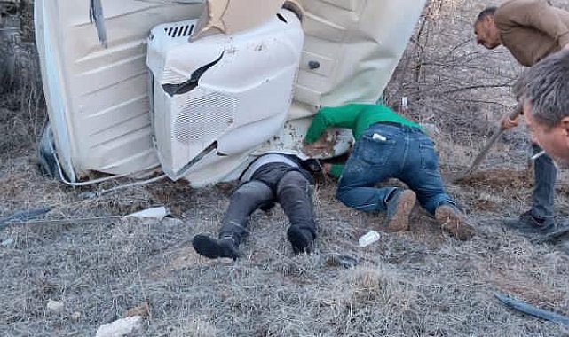 Ankara'da kontrolden çıkan tır uçurumdan yuvarlandı: 1 ölü, 1 yaralı
