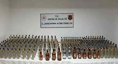 Antalya'da kaçak ve sahte alkol operasyonu