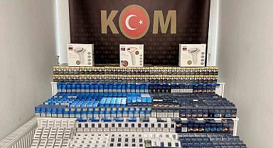 Araçtan 2 bin 300 paket kaçak sigara çıktı