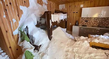 Ayder Yaylası'nda çığ sonrası yapılan temizlik hasarı ortaya çıkardı
