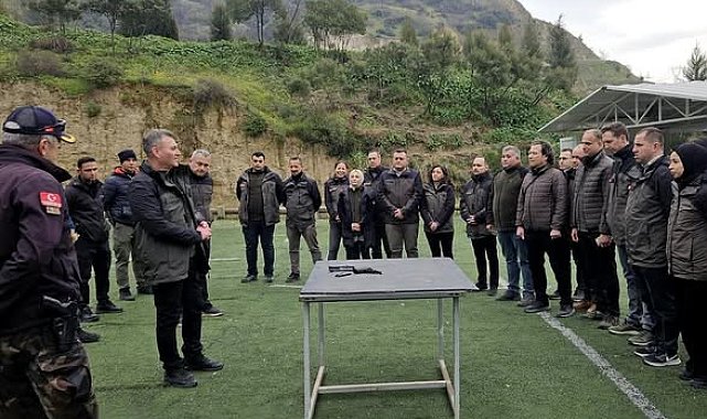 Aydın'da ormancılara silah eğitimi verildi