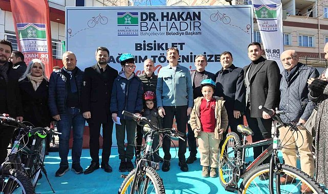 Bahçelievler Belediyesi her ay 100 kişiyi bisiklet sahibi yapıyor