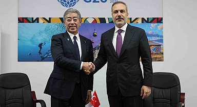 Bakan Fidan, Japon mevkidaşı Iwaya ile görüştü