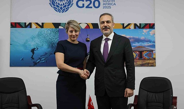 Bakan Fidan, Kanada Dışişleri Bakanı Joly ile görüştü
