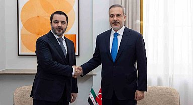 Bakan Fidan, Suriyeli mevkidaşı Şeybani ile görüştü