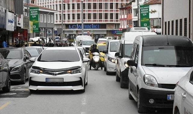 Balıkesir'de ocak ayında araç sayısı 644 bin 251 oldu