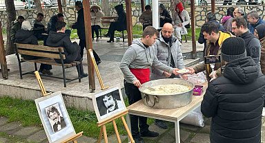 Balıkesir'de sanatçı Ferdi Tayfur için pilav hayrı