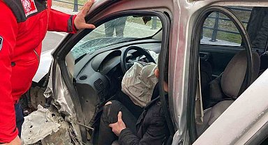 Balıkesir'de trafik kazası: 1 yaralı