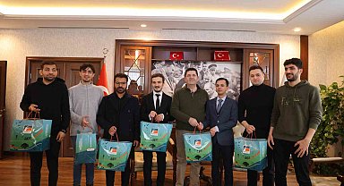 Başkan Çerkez'den golbol takımına destek