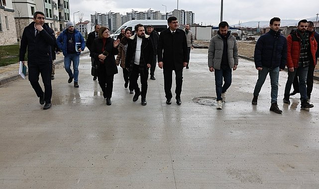 Başkan Eyüp Kahveci'den TOKİ Konutları'na yerinde inceleme