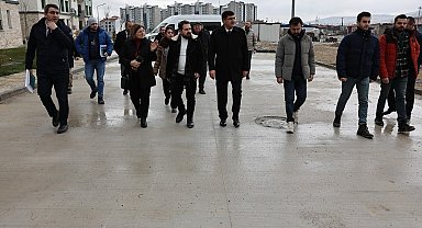 Başkan Eyüp Kahveci'den TOKİ Konutları'na yerinde inceleme