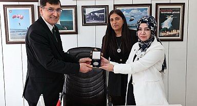 Başkan Eyüp Kahveci'den Türk Hava Kurumu'na destek ziyareti