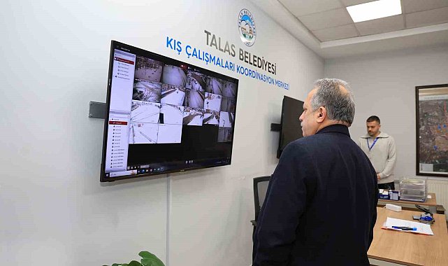 Başkan Yalçın kış çalışmalarını 'Koordinasyon Merkezi'nden yönetti