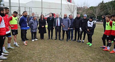 Başkan Yalım'dan Uşakspor sporcularına ziyaret