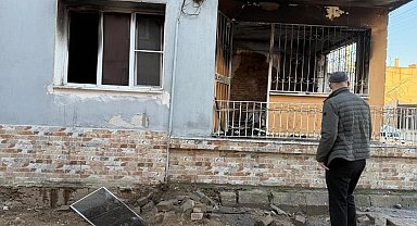 Başkan Zencirci, evi yanan aileyi unutmadı
