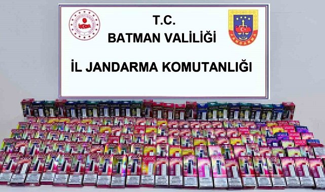 Batman'da kaçak elektronik sigaralar ele geçirildi
