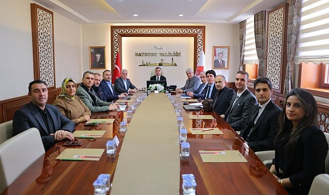 Bayburt'ta altyapı ve güvenlik toplantısı düzenlendi