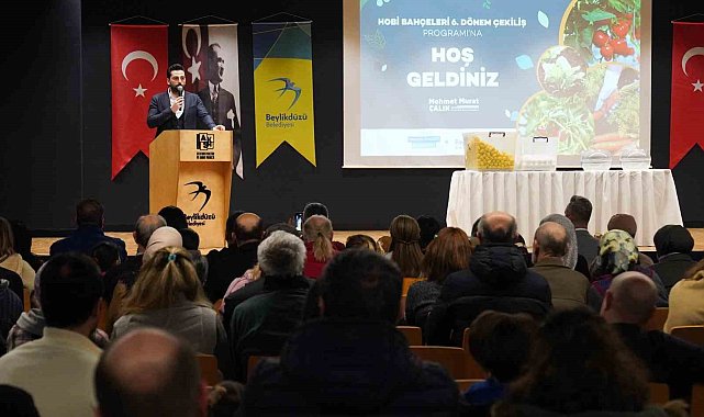 Beylikdüzü hobi bahçeleri'nin 6'ncı dönem kurası çekildi