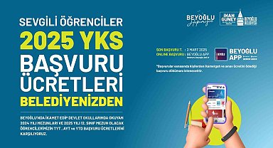 Beyoğlu Belediyesi'nden öğrencilere YKS desteği