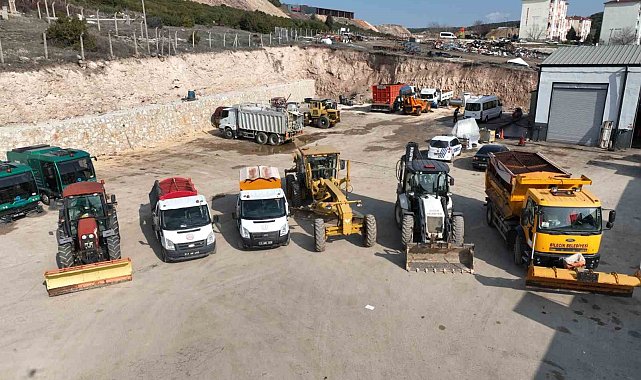 Bilecik Belediye ekipleri kışa hazırlıklı