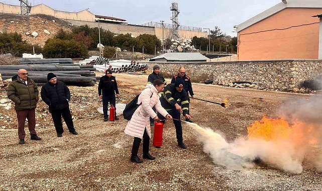 Bilecik Denetimli Serbestlik Müdürlüğünde yangın tatbikatı