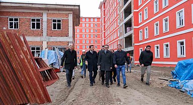 Bilecik'te 2 bin kişilik yükseköğrenim yurdunda sona gelindi