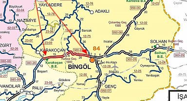 Bingöl-Elazığ yolu ulaşıma kapatıldı